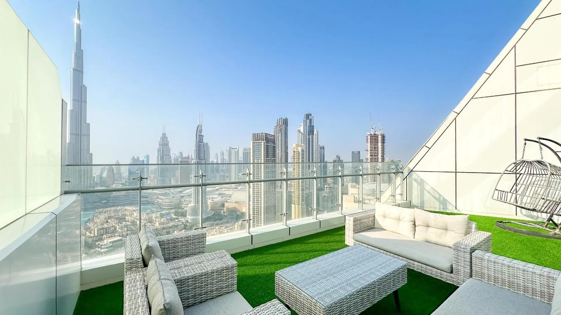 Panoramic Burj Khalifa View Luxury 1Br Penthouse Apartment Dubai